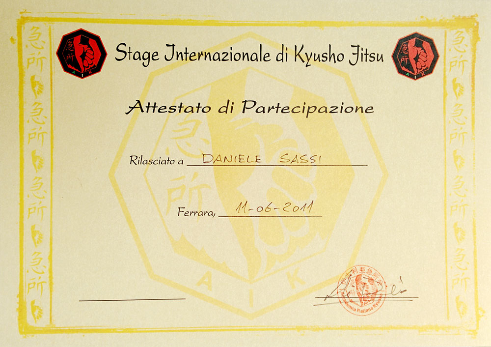 Attestato-Kyusho-2011-06