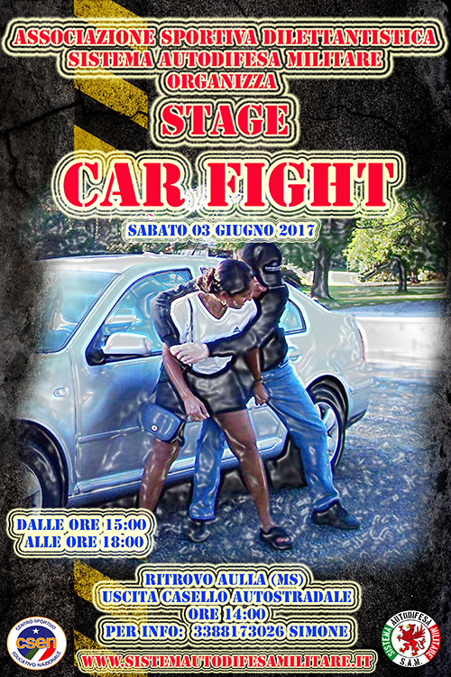 Stage CAR FIGHT – Partecipa anche tu!